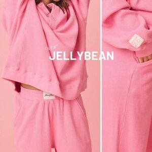 Eleven Eleven "JELLYBEAN" Waffle Henley and Pant Set